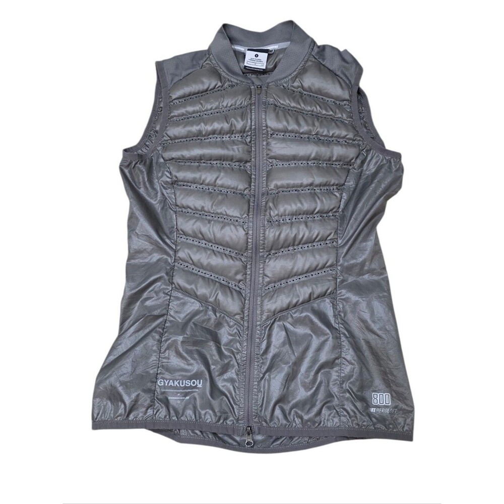 Nike Gyakusou Undercover Aeroloft 800-fill Down Running Vest Gray Women's S